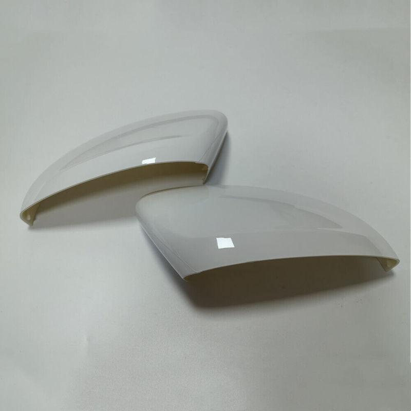 For Peugeot 308 2014- Car Replacement Rearview Side Mirror Cover Wing Cap Exterior Door Rear View Case Trim White Black ABS