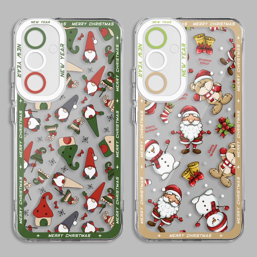 Winter Merry Christmas phone Case for Samsung A13 A14 A15 A23 4G 5G A24 4G A25 A33 A34 A53 A54 A73 A35 A55 5G bag