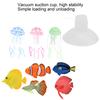 8Pcs Set Silicone Artificial Glowing Fish Colorful Aquarium Decor Fake Glowing Fish  Aquarium