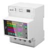 Multifunctional Power Meter DIN Rail 2.4in TFT Display Electric Energy Monitor WIFI Switch AC85‑265V
