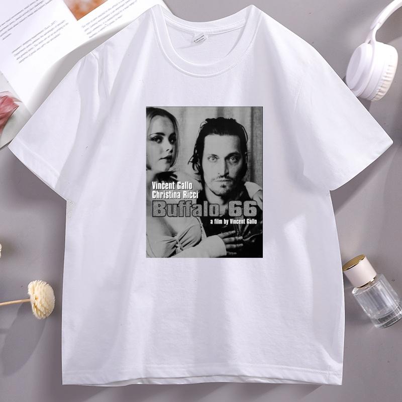 Japanese Style Buffalo 66 Film TShirt Movie Graphic Tee Printed Cotton Oneck Short Sleeve T Shirt Unisex WoUnisex Fashion Tops