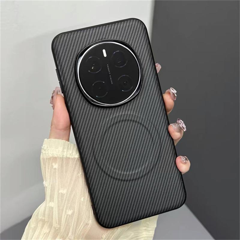 

Case For Honor Magic 7 Pro 6 6Pro 5G Magnetic Skin Striped Phone Back Cover For Magic6 7Pro Protect Shell Shockproof Bumper For Honor Magic7 Pro