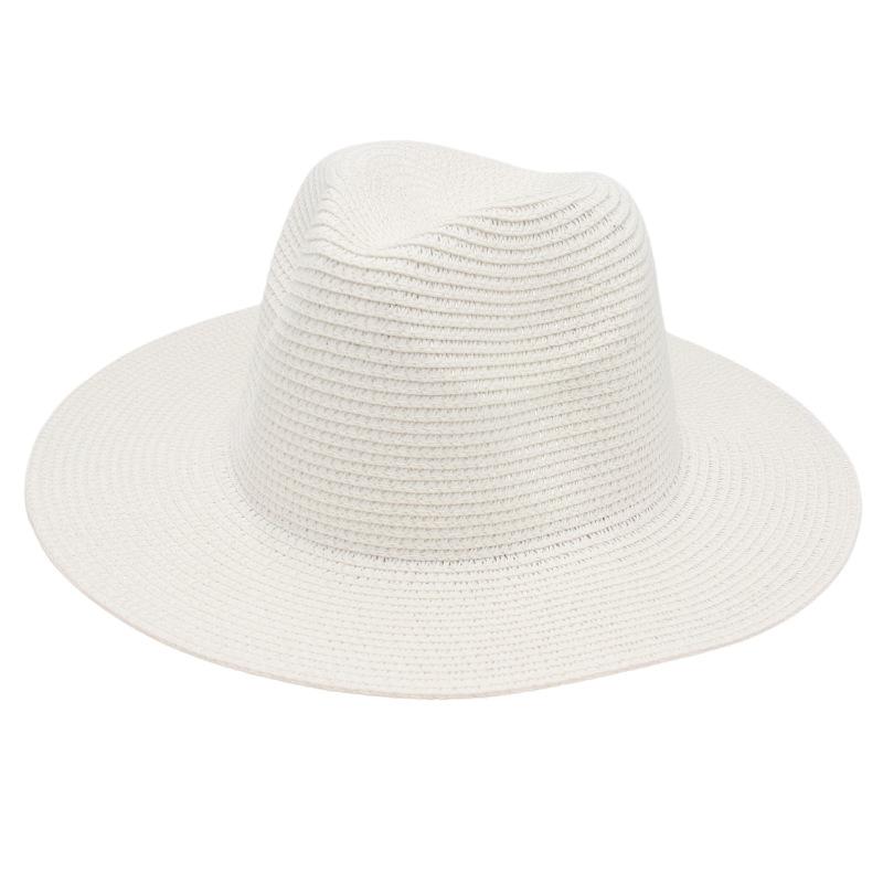 Spring And Summer New Panama Straw Hat European And American Style Jazz Hat Fedora Top Hat Panama Hat Straw Hat