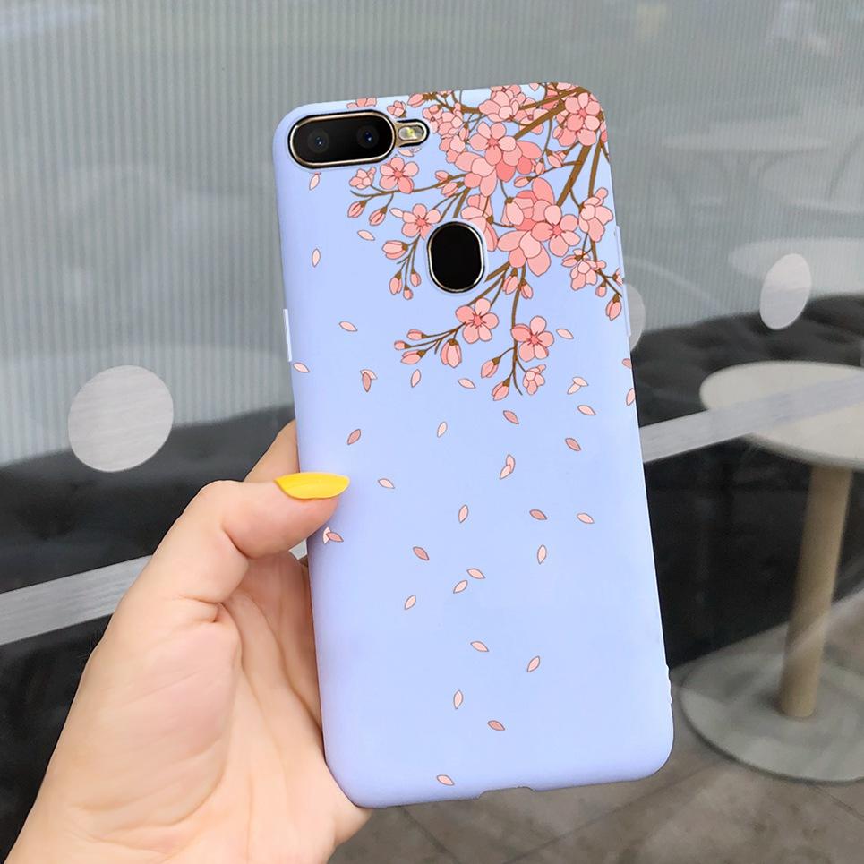 Pattern Phone Case For Oppo A5s OPPO AX5s Case Shockproof Matte Protection Back Cover For OppoA5s CPH1909 Silicone Capa OppoAX5s