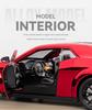 1/24 Dodge Hellcat Electroplating Version Car Model Alloy Die Cast Sports Car Toy Adult Collectible Ornaments Boy Birthday Gift