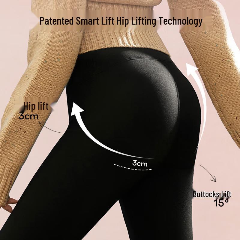 SIINSIIN 5.0 Women's High-Waisted Winter Warm Shark Leggings