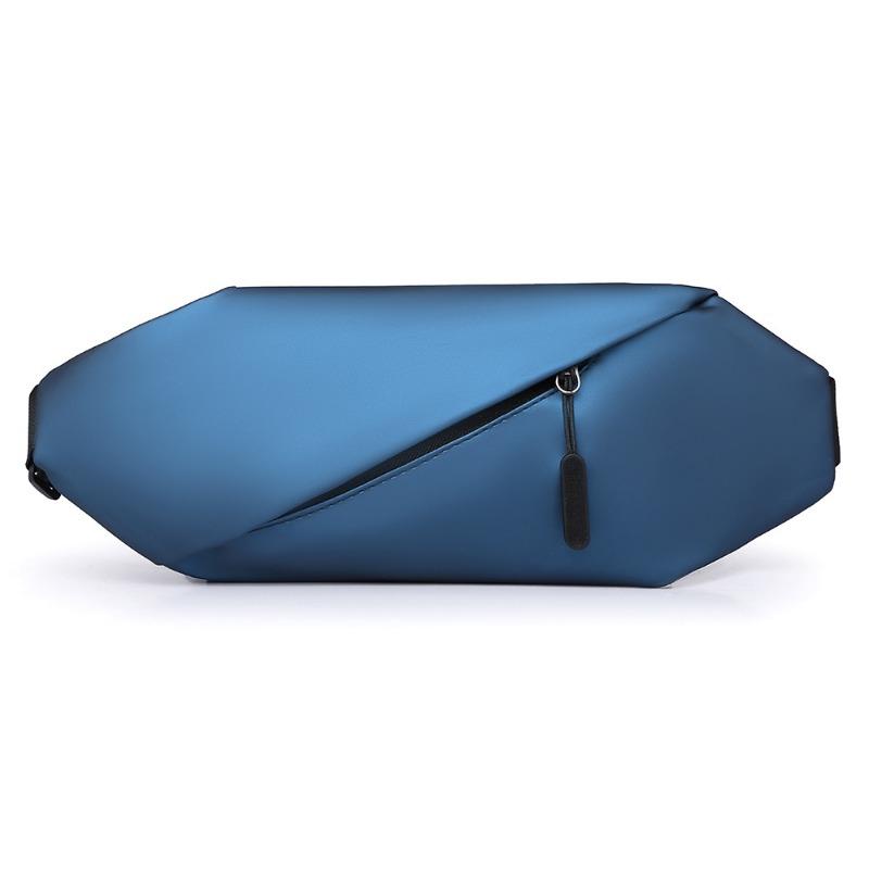 

Мужская сумка кроссбоди, сумка для поездок, нагрудная сумка, деловая простая наплечная сумка, спортивная поясная сумка, сумка для мобильного телефона синий