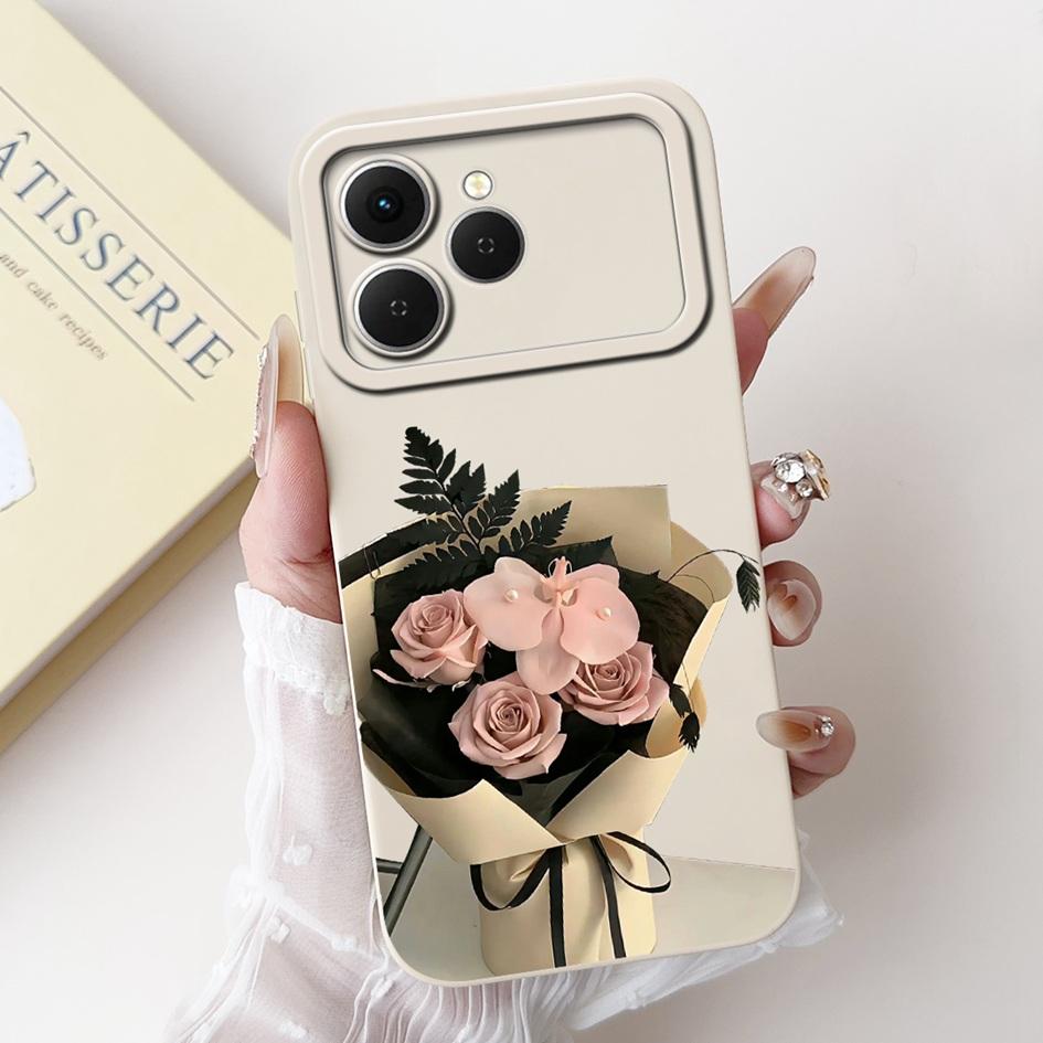 For Tecno Spark 40 Case Popular Cartoon Space Soft Silicone Camera protection Phone Cover For Tecno Spark 40C Spark40 4G Housing