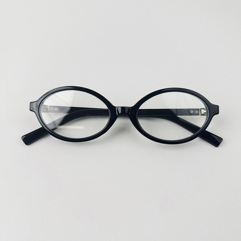 Neo Retro Geek Chic 23015 Horn-Rimmed Glasses BLACK BLACK