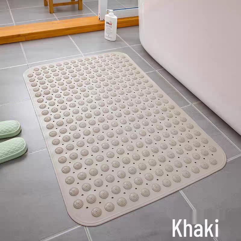Non-Slip Shower Mat with Foot Massage and Suction Cups, Waterproof for Bath and Toilet Floors