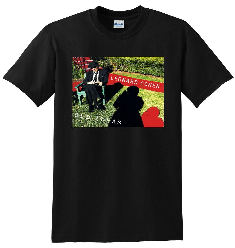 LEONARD COHEN T SHIRT Old Ideas Vinyl Cd Cover SMALL MEDIUM LARGE XL Unisex T-Shirt