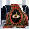 1PC All-Seeing Eye theme printed blanket, all season lightweight home office outdoor nap multifunctional blanket A9