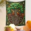Celtic Tree of Life Tapestry Design Patterned tapestry home decor, suitable for bedroom and living room, gift