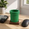 Creative Desk Accessory 3D Printed Game Pipe Shape Pen Holder, Spacious Barrel Storage Holder Stand, Multi-Functional Desktop Organizer And Stationery
