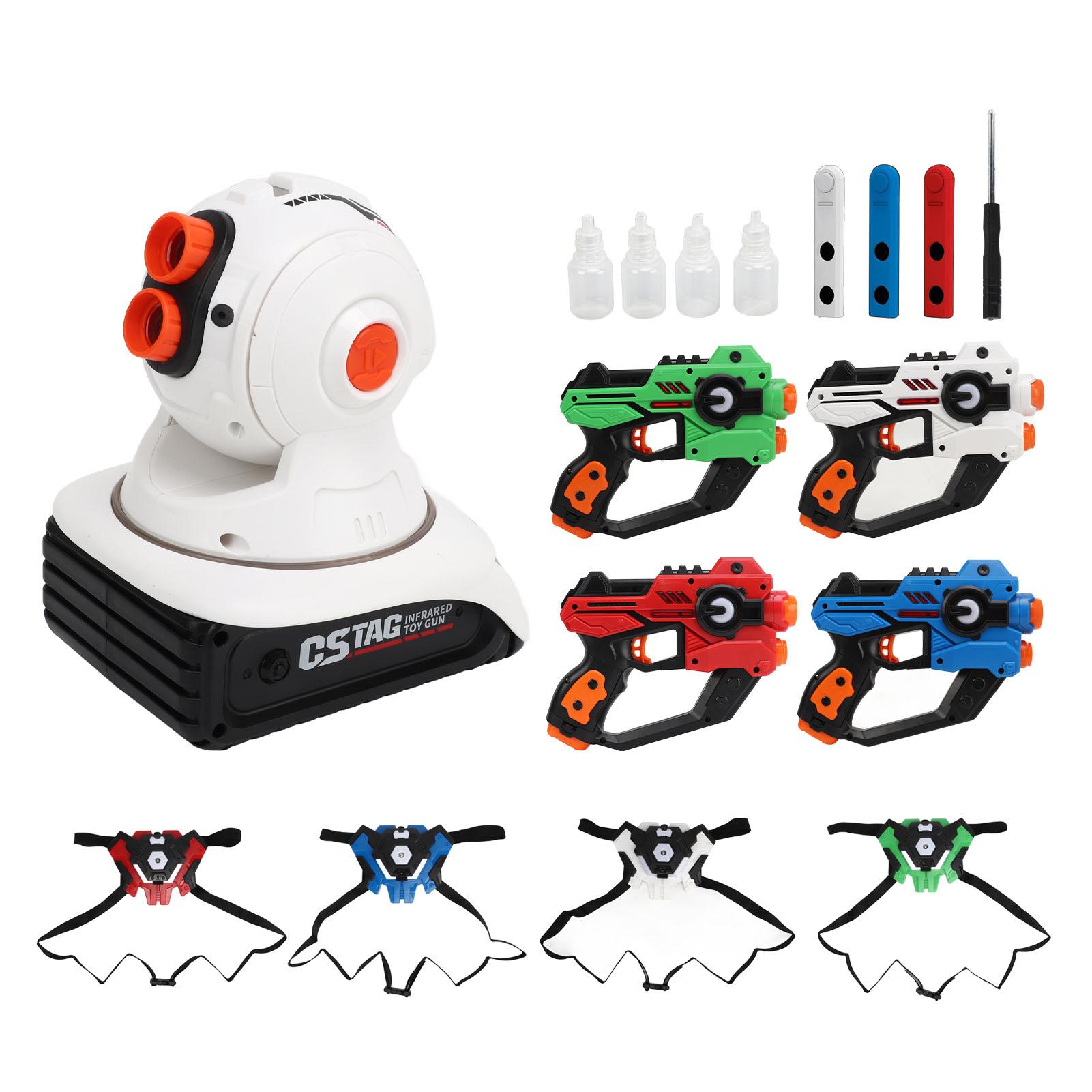 

Infrared Projection Toy Set Endless Challenge Multiplayer Mode 3 Target Cartridges Infrared Game with Projector