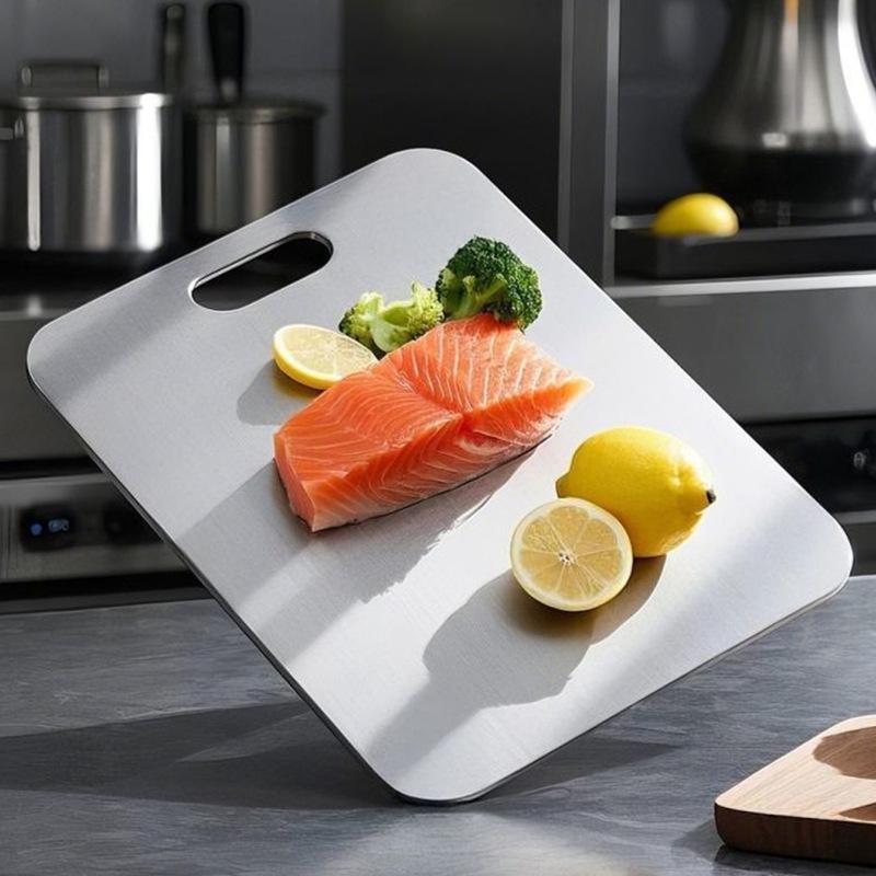 Thickened Stainless Steel Anti-Mold Chopping and Cutting Board for Kitchen Use