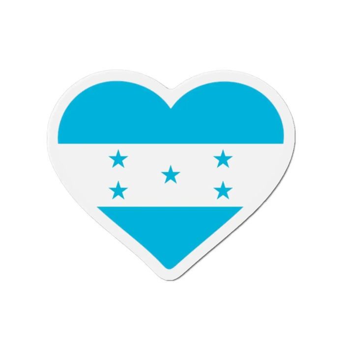 Aimant Coeur Drapeau Honduras - Multicolore - 8 cm - 50 pièces - Résine synthétique - Mixte