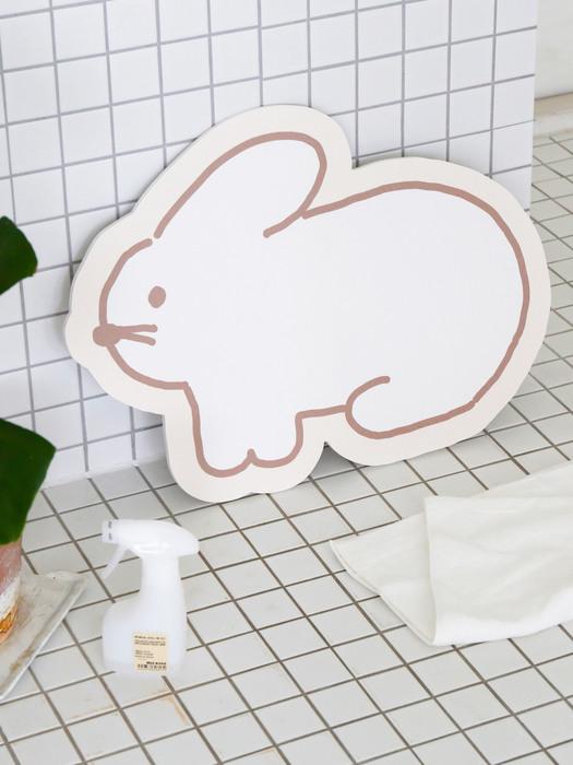 romane DONATDONAT diatomaceous earth bath mat Rabbit