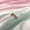 Korean Style Bedding Set Four-piece Gradient Color Bedding Sheet Pillowcase Duvet Cover Set Twin Full Queen King Super King Size