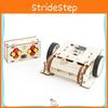 Assembled Wooden Remote Controlled Snake Combat Vehicle With Roller Set Toy