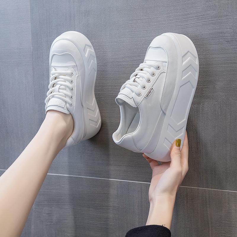 2024 Spring And Autumn New Genuine Soft Leather A-Gump Shoes Women'S Soft-Soled Casual Running Shoes