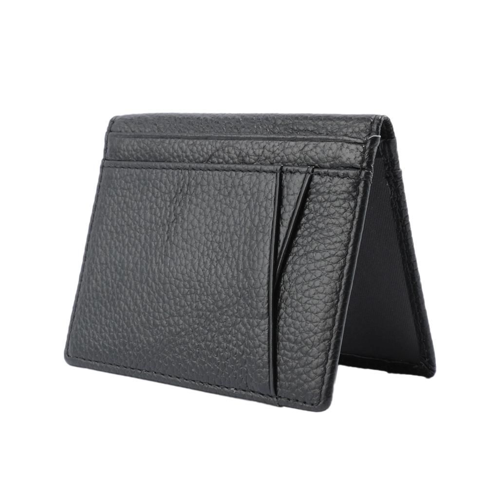 Soft Small Business Wallet for Driver License with 8 Card Slots Super Slim Genuine Leather Men Wallet Credit Card Holders