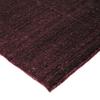 Tapis salon en laine coton rouge foncé 160x230