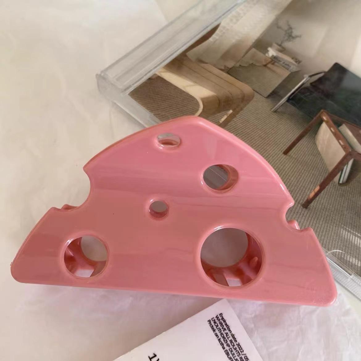 

Веселый Сыр Сыр Захват Клип Креативный Диск Зажим для Волос Акула Девушка Заколка для Волос Задний Треугольник Полый Захват для Волос Аксессуары для Волос розы красного