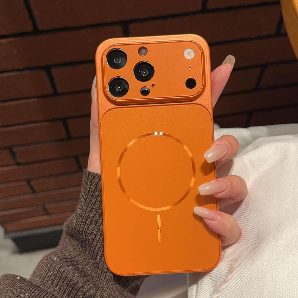 17-Window Magnetic Acrylic Case for Apple 14/15/16/17 Pro Max – Full Protection