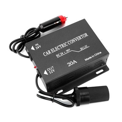 Power Converter, Power Transformer, Aluminum Alloy Material, Rated Power, 240W, Cigarette Lighter Socket, Voltage
