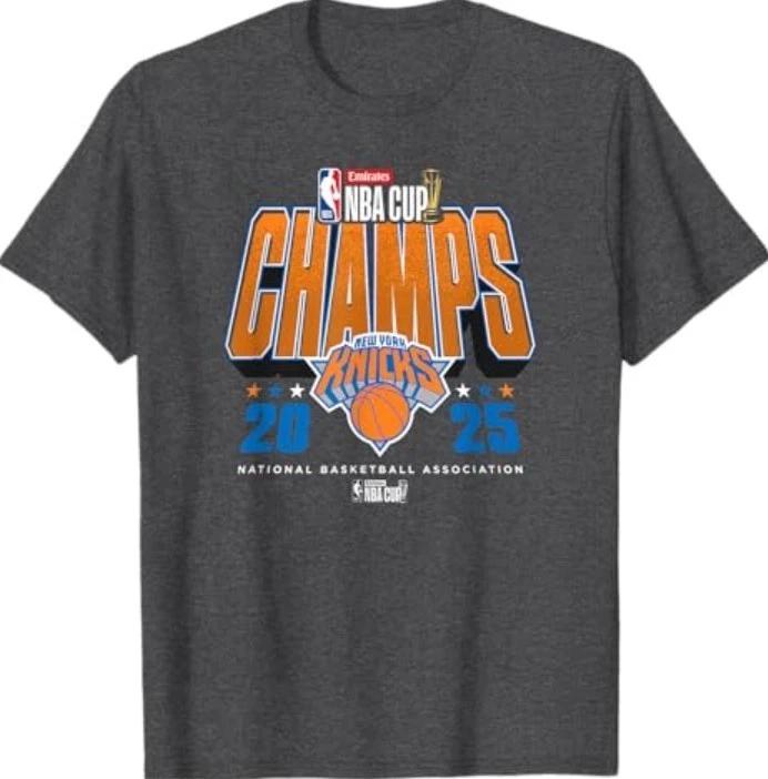 Официальная футболка NBA Emirates Cup 2025 Чемпионы New York Knicks XL