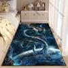 Snake Floating In Cosmic Space Carpet Yoga Living Room Room Decor Children's Crawling Mat Doormat Area Rug Games Mat