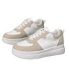 Autumn White Platform Sneakers Women's Leather Thick Sole Women Shoes Lace Up Comfortable Heightening Sports Ladies Casual Shoes