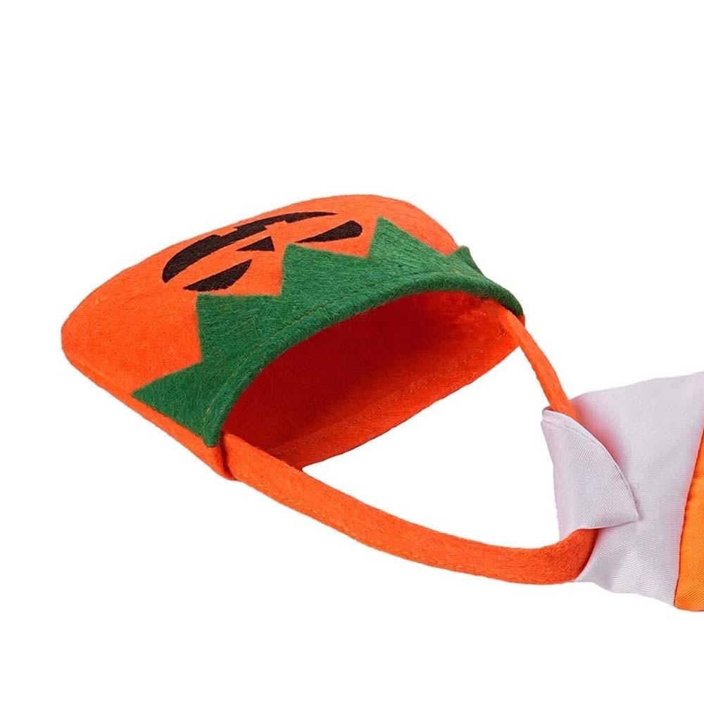 Pumpkin Shape Porch Goose Costume Bright Orange Soft Fabric Pumpkin Outfit Set Lightweight Elastic Waist Lawn Statue Clothing