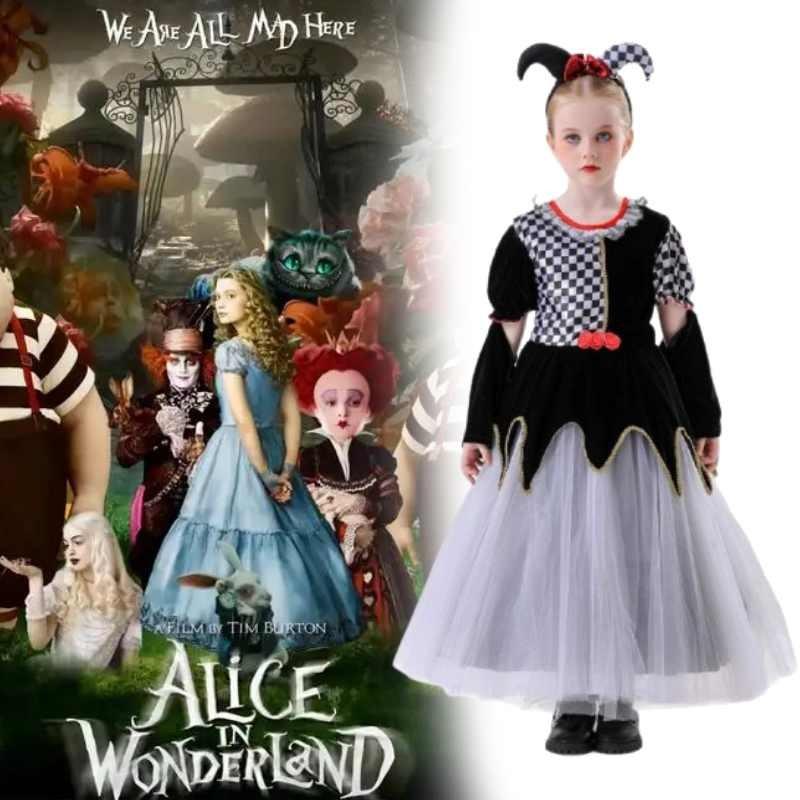 Halloween Alice In Wonderland Cosplay Costume Dress Party Stage Performance