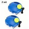 Solo Tennis Trainer Rebound Base Self-Practice Training Tool with Ball Elastic Rope for All Skill Levels for Indoor Outdoor
