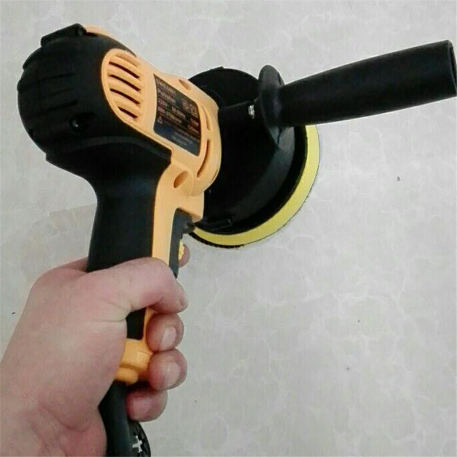 Durable Car Polisher Buffers Polishing Waxing Machine Adjustable-Speed W/Wrench