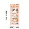 4pcs Kawaii Cat & Puppy Shaped Memo Stickers Self-Adhesive Cartoon Index Labels Sticky Notes Creative Classification Pad