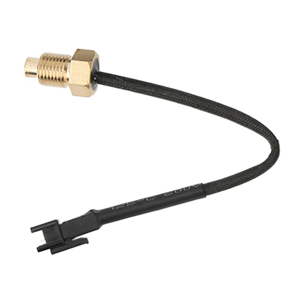 Motorcycle 12V LCD Super Slim Water Temperature Gauge With 18mm Sensor Adapter Replacement for