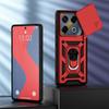 KEYSION Shockproof Armor Case for Infinix GT 20 Pro 5G Slide Camera Lens Protection Ring Stand Phone Cover for Infinix GT 20 Pro