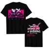 Lässiges, tägliches T-Shirt mit Rundhalsausschnitt und Aufdruck für Damen, kurzärmelig, Buchstaben-Oberteil