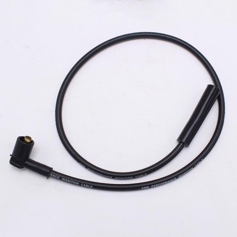 8mm Spark Plug Wires HT Leads Accessories Ignition Parts for Discovery 3.5 V8 Replace Parts Black Sturdy Attachment