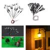 30PCS Model Train Street Light Scenery Garden Railway Lamp Post Building Diorama