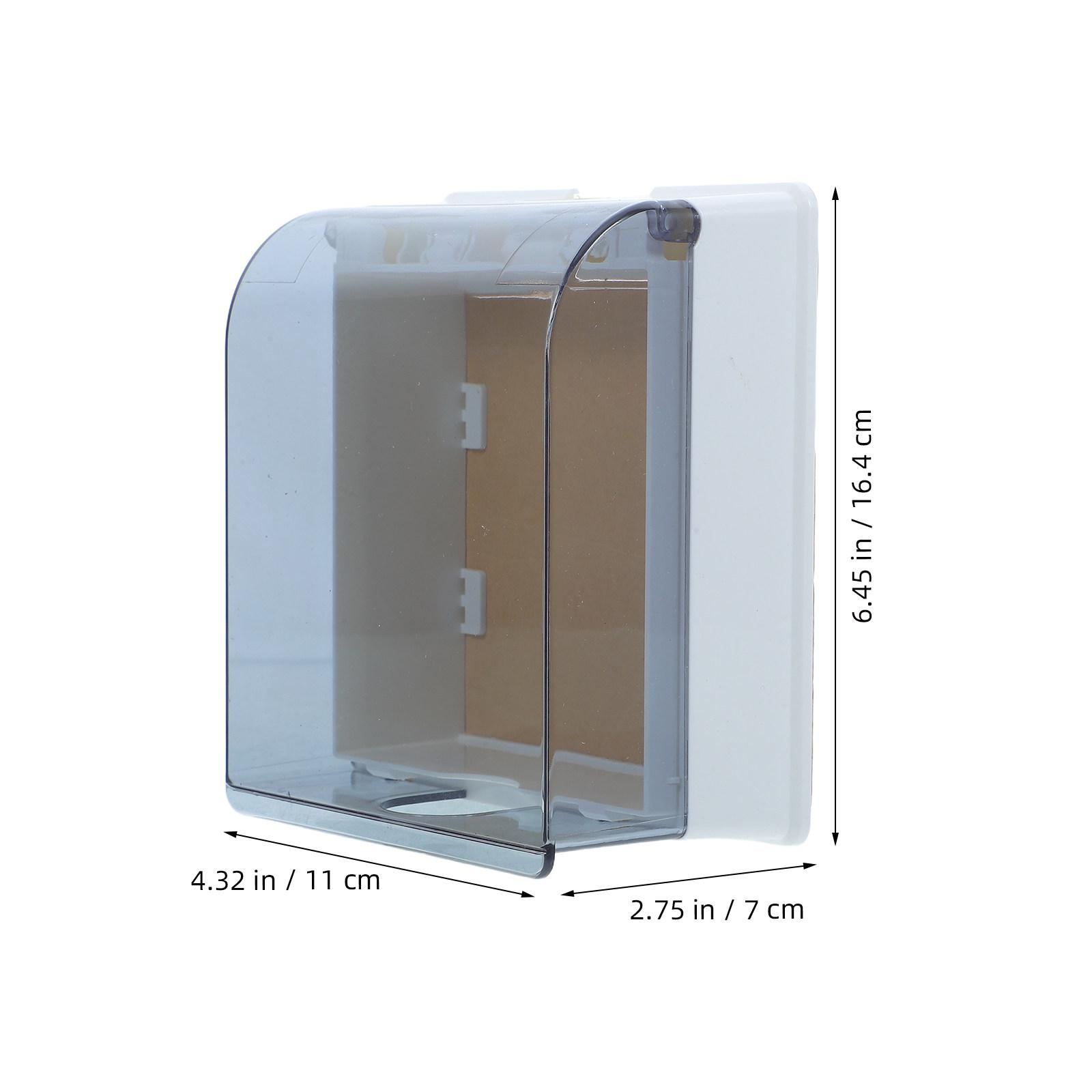 86 Type Waterproof Switch Box Cover IP55 Rated Dustproof Splashproof Transparent Outdoor Indoor Electrical Socket Protector Easy other