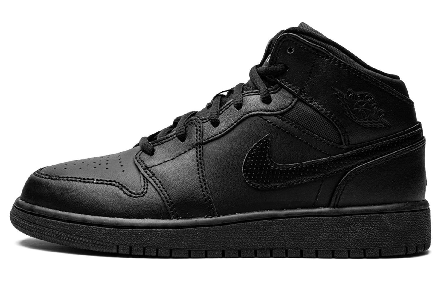 Jordan 1 Retro Mid GS Черный 554725-044 35.5