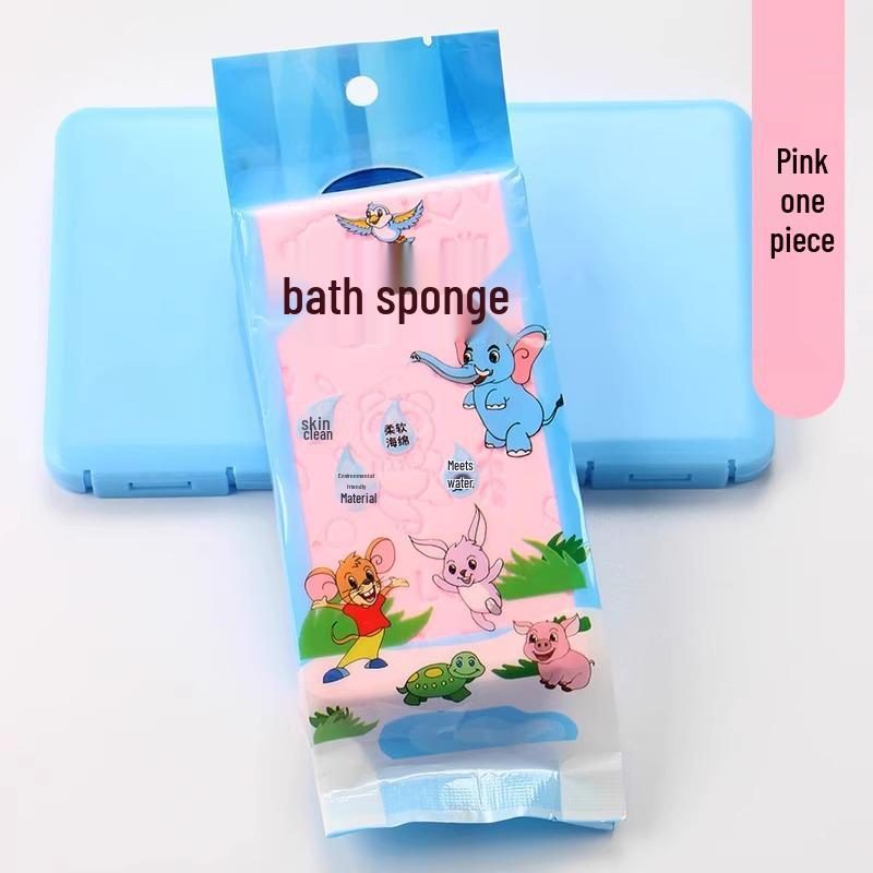 Infant & Toddler Cotton Bath Towel: Gentle Double-Sided Cleaner for Baby