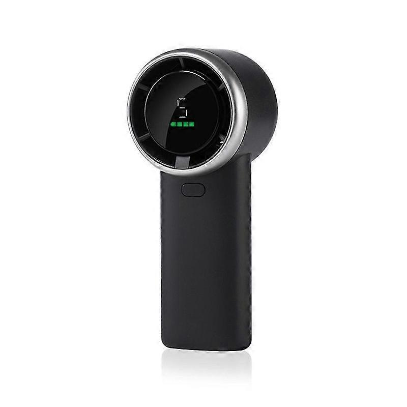 Wearable Fan 5-speed High-velocity, Usb Rechargeable With On-screen Display, Compact Design For Indoor Outdoor Use A