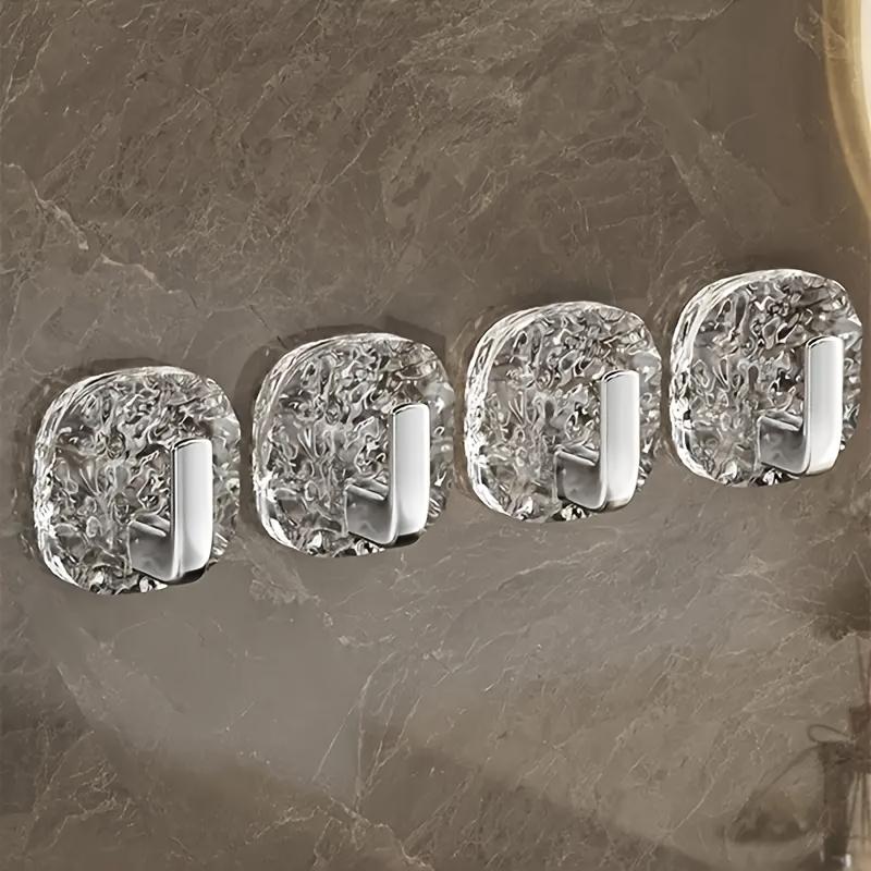 

4 шт., Крючки «Ледяной цветок», Крючки для полотенец в ванной, Крючки для кухонной утвари, Настенные крючки для хранения