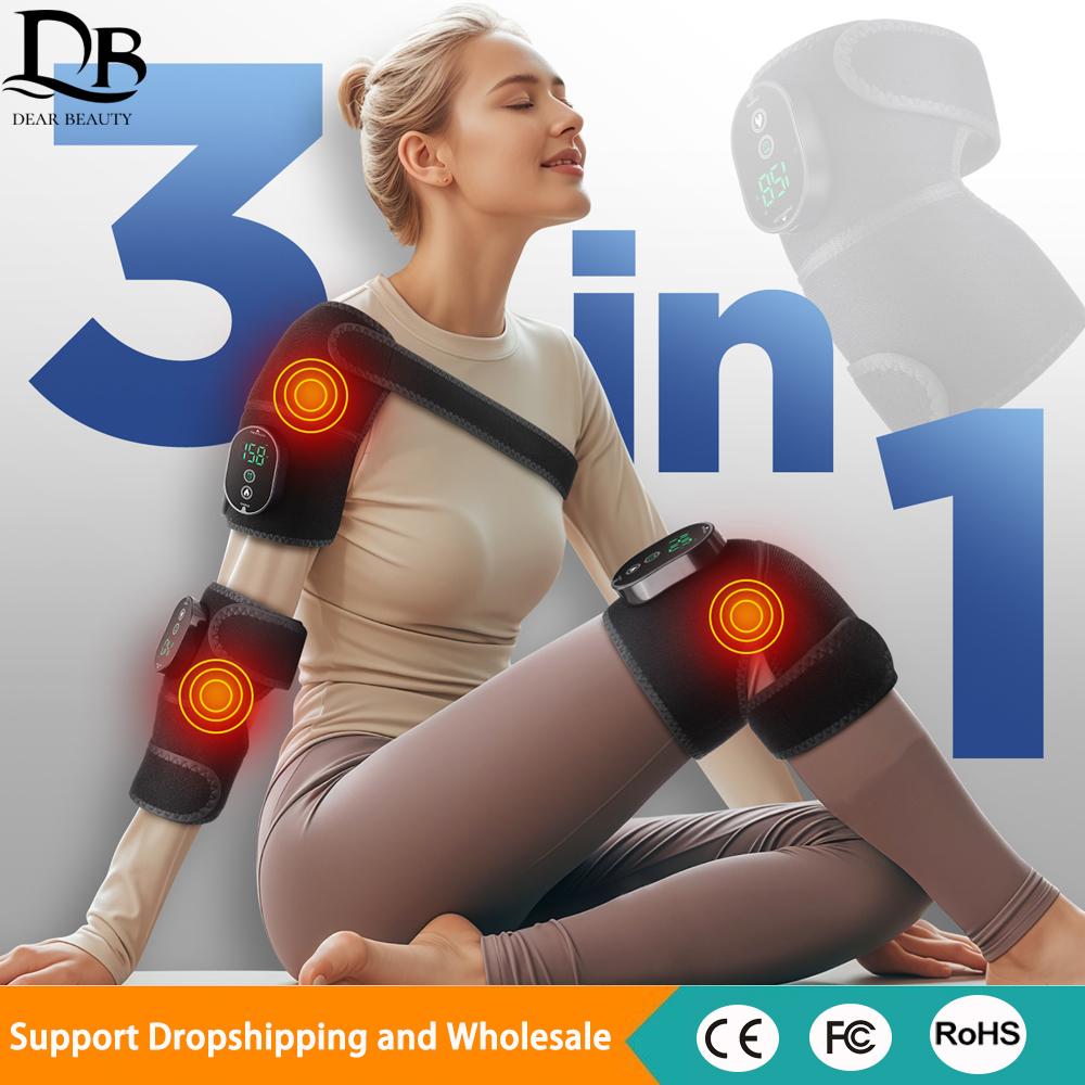 Wireless Electric Heating Shoulder Protection Knee Pad Hot Compress Elbow Joint Support Warming Shoulder Brace Arthritis Massage