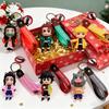 Anime Figure Demon Slayer Keychain Car Cartoon Backpack Pendant Handmade Christmas Gifts Kids Birthday Lightweight Carry Portable Mini Cute